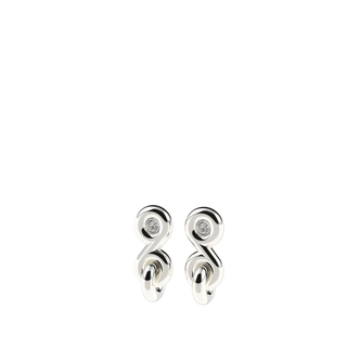 Knot Lock Short Earrings