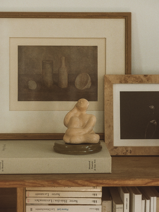 Geranium & Vetiver Scented Ceramic Sculpture