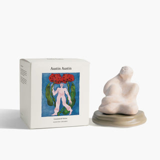 Geranium & Vetiver Scented Ceramic Sculpture