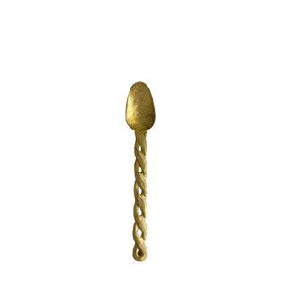 Brass twist teaspoons