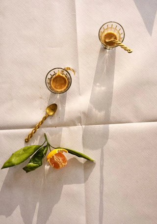 Brass twist teaspoons