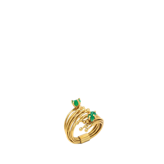 Emerald Geo Ring