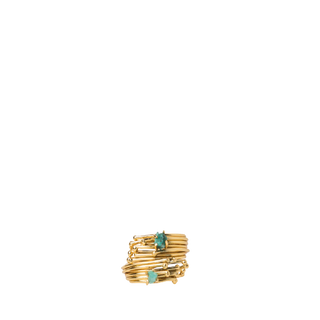 Emerald Geo Ring
