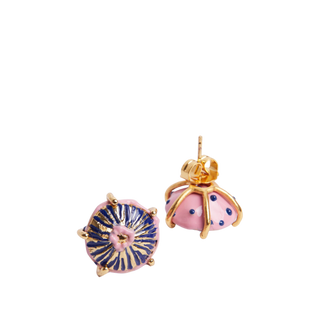 Blue Midi Sombrerito Earring