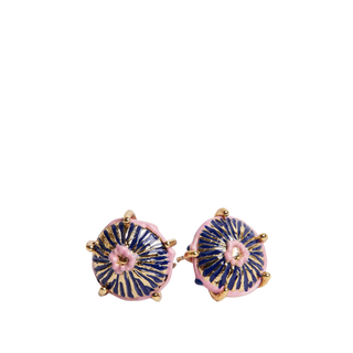 Blue Midi Sombrerito Earring